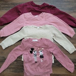 H&M 3-4 year sweatshirt set
